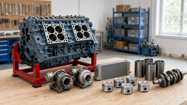 Doosan V158TI marine engine parts — overhaul & major parts guide