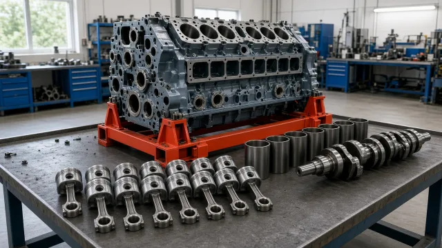 Doosan V180-V10 marine engine parts — overhaul & major parts guide