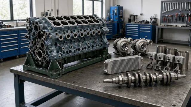 Doosan V180TI marine engine parts — overhaul & major parts guide