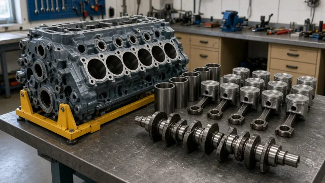 Doosan V222-V12 marine engine parts — overhaul & major parts guide