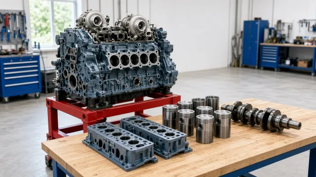 Doosan V222TI marine engine parts — overhaul & major parts guide