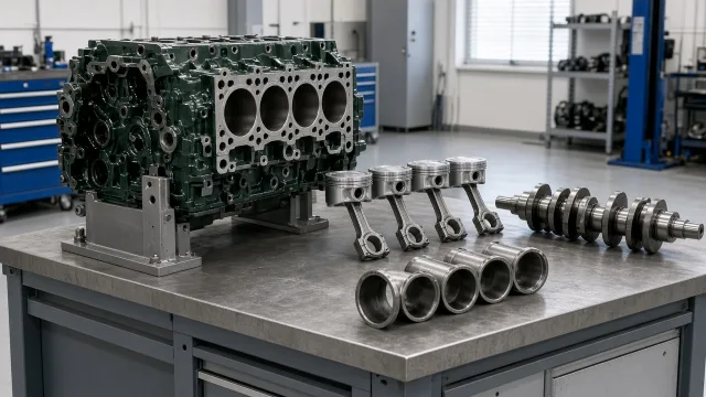 John Deere 4045 marine engine parts — overhaul & major parts guide