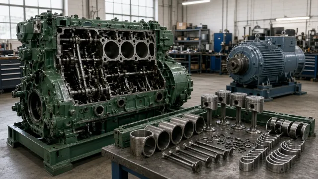 John Deere Constant-speed Marine Engines marine engine parts — overhaul & major parts guide