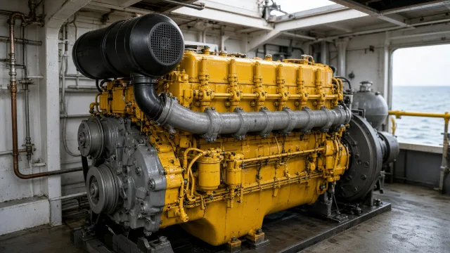 Komatsu 6D170 marine engine specifications and technical information