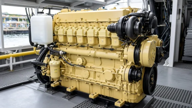 Komatsu 6M122 marine engine specifications and technical information