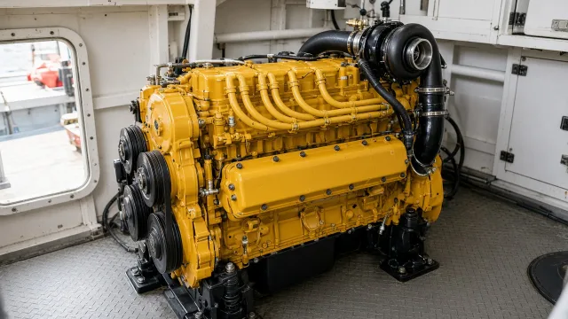Komatsu S6D108 marine engine specifications and technical information