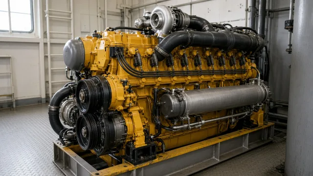 Komatsu S6D125 marine engine specifications and technical information