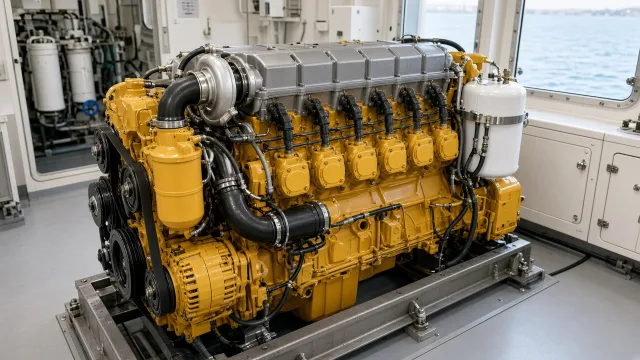 Komatsu S6D140 marine engine specifications and technical information