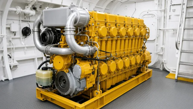 Komatsu SAA6D125 marine engine specifications and technical information