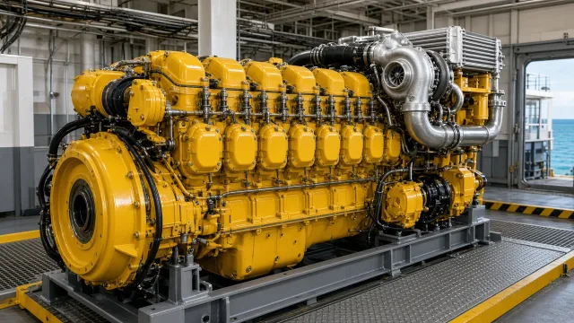 Komatsu SAA6D140 marine engine specifications and technical information