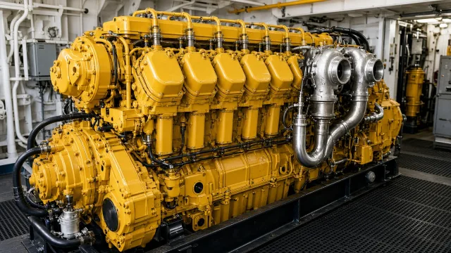 Komatsu SAA6D170 marine engine specifications and technical information