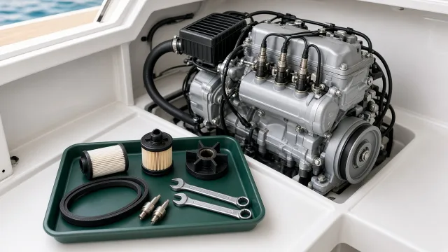 Mitsubishi L3E marine engine maintenance and service information