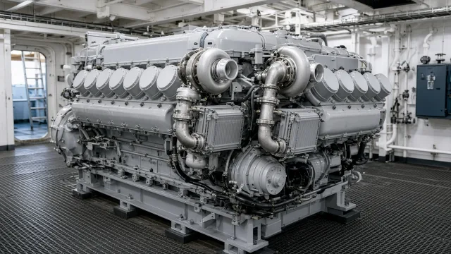 Mitsubishi S12A2 marine engine specifications and technical information