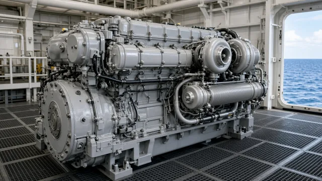Mitsubishi S12R marine engine specifications and technical information