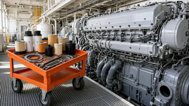 Mitsubishi S16R2 marine engine maintenance and service information