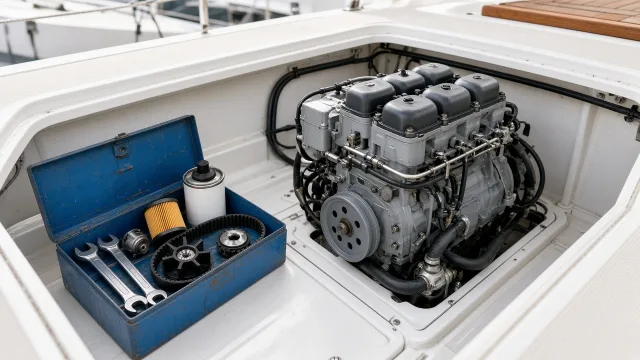 Mitsubishi S3L2 marine engine maintenance and service information