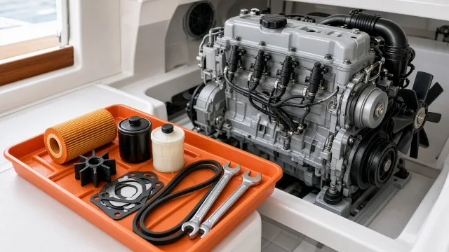 Mitsubishi S4L2 marine engine maintenance and service information