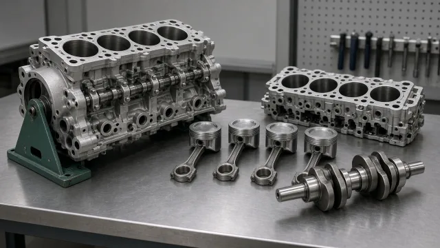 Mitsubishi S4L2 marine engine overhaul and rebuild information