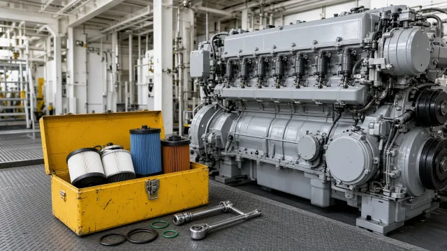 Mitsubishi S6R marine engine maintenance and service information