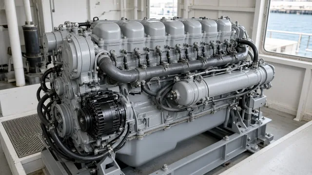Mitsubishi S6S marine engine specifications and technical information
