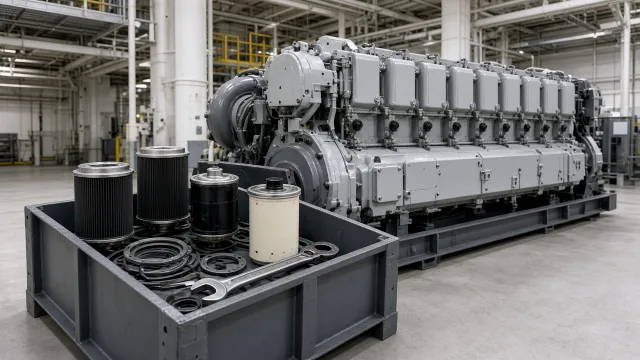 Mitsubishi S8U marine engine maintenance and service information
