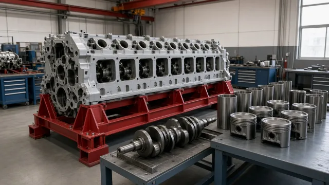 Mitsubishi S8U marine engine overhaul and rebuild information