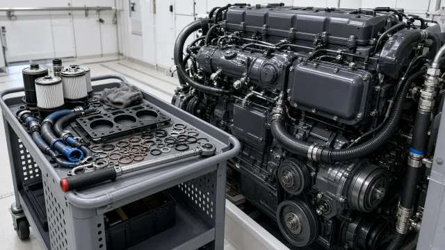 MTU 10V 2000 M86 marine engine parts — maintenance & spare parts guide