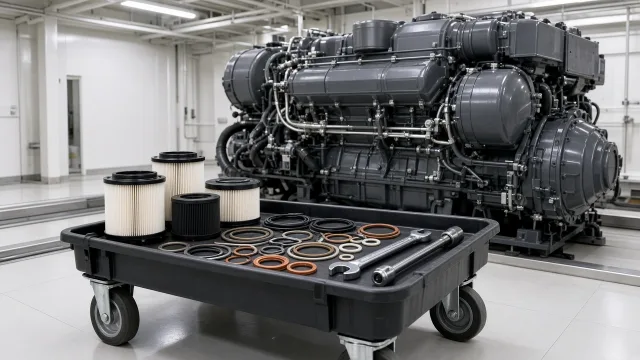 MTU 12V 1163 M74 marine engine parts — maintenance & spare parts guide