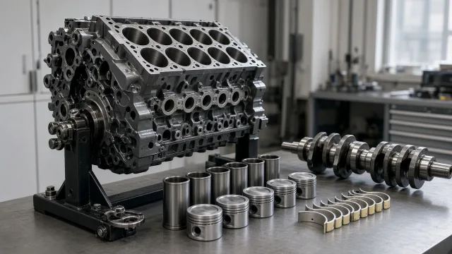 MTU 12V 2000 M72 marine engine parts — overhaul & major parts guide