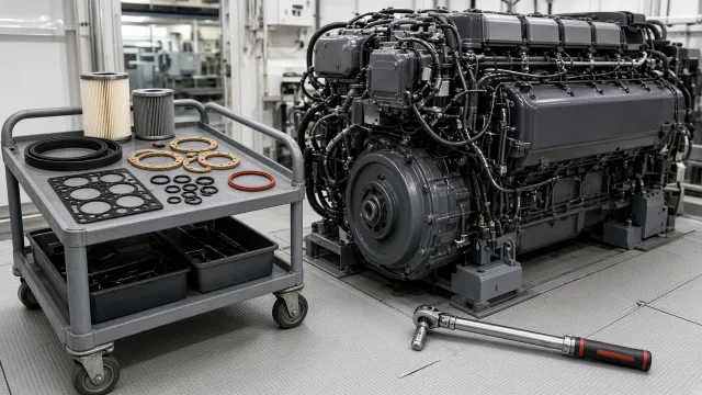 MTU 12V 2000 M86 marine engine parts — maintenance & spare parts guide