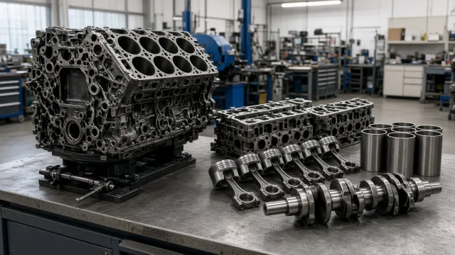 MTU 12V 2000 M86 marine engine parts — overhaul & major parts guide