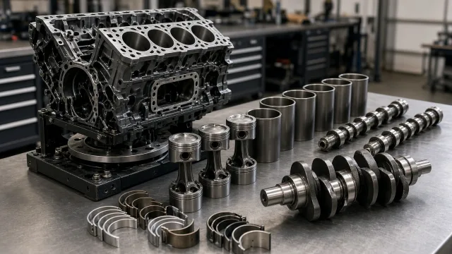 MTU 12V 2000 M96L marine engine parts — overhaul & major parts guide
