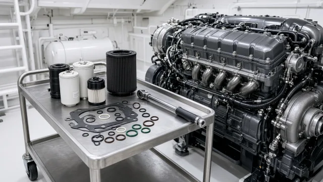 MTU 12V 2000 M96X marine engine parts — maintenance & spare parts guide