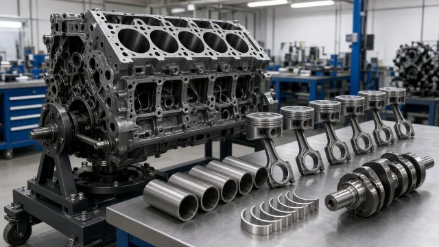 MTU 12V 2000 M96X marine engine parts — overhaul & major parts guide