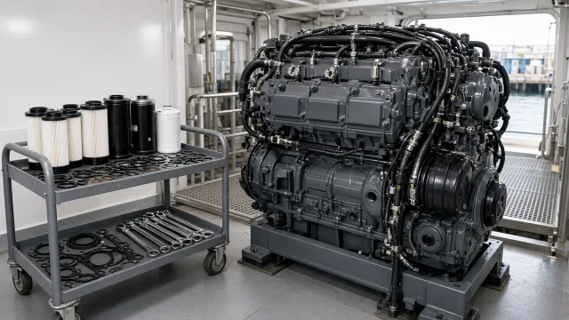 MTU 12V 4000 M05 marine engine parts — maintenance & spare parts guide