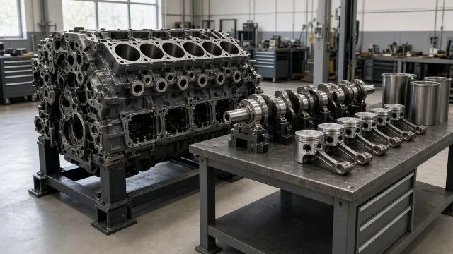 MTU 12V 4000 M53 marine engine parts — overhaul & major parts guide