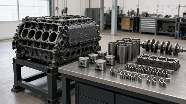 MTU 12V 4000 M93 marine engine parts — overhaul & major parts guide