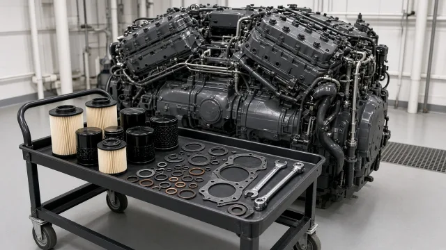 MTU 16V 1163 M74 marine engine parts — maintenance & spare parts guide