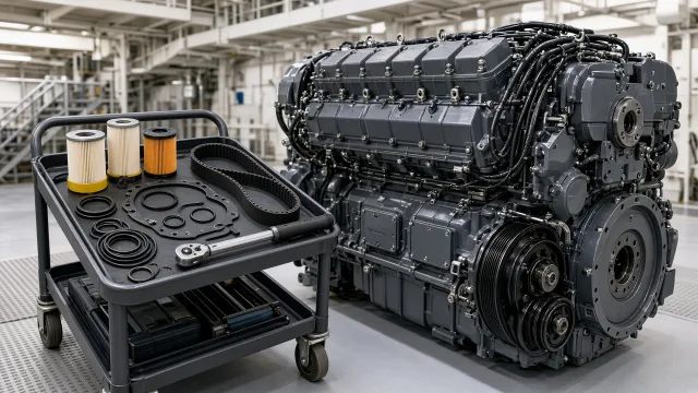 MTU 16V 2000 M93 marine engine parts — maintenance & spare parts guide