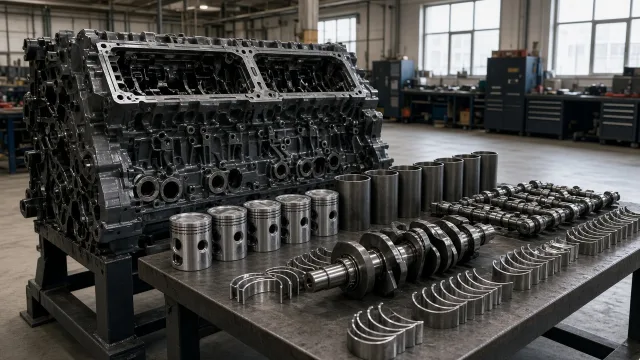 MTU 16V 2000 M94 marine engine parts — overhaul & major parts guide
