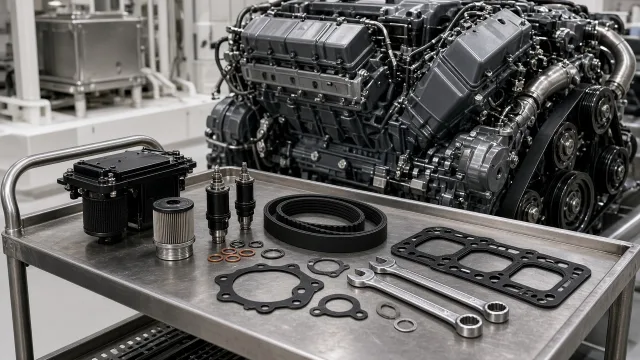 MTU 16V 2000 M97L marine engine parts — maintenance & spare parts guide