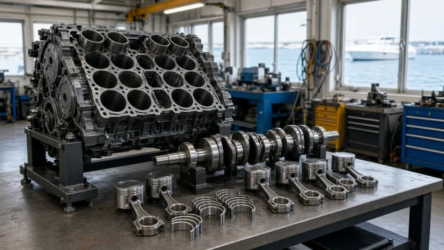 MTU 16V 4000 M05 marine engine parts — overhaul & major parts guide