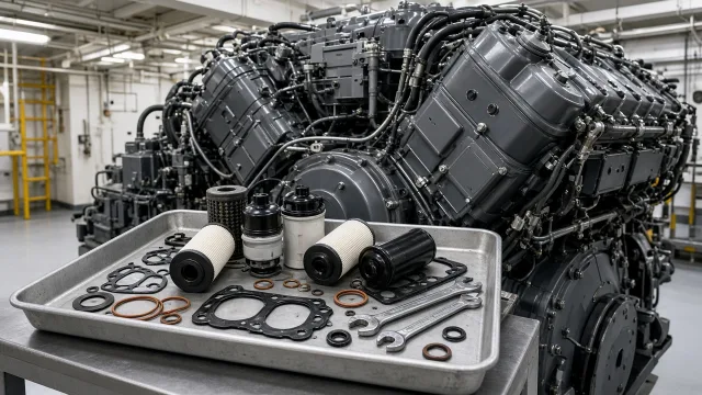 MTU 16V 4000 M53 marine engine parts — maintenance & spare parts guide