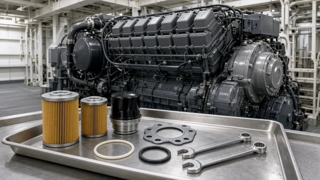 MTU 16V 4000 M93 marine engine parts — maintenance & spare parts guide