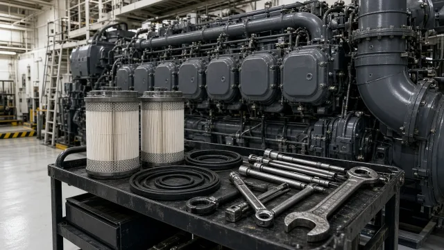 MTU 16V 8000 M71L marine engine parts — maintenance & spare parts guide