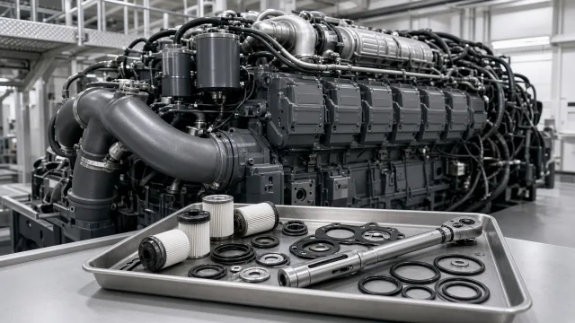 MTU 20V 4000 M05 marine engine parts — maintenance & spare parts guide