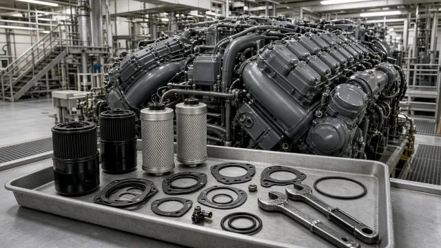 MTU 20V 8000 M71R marine engine parts — maintenance & spare parts guide