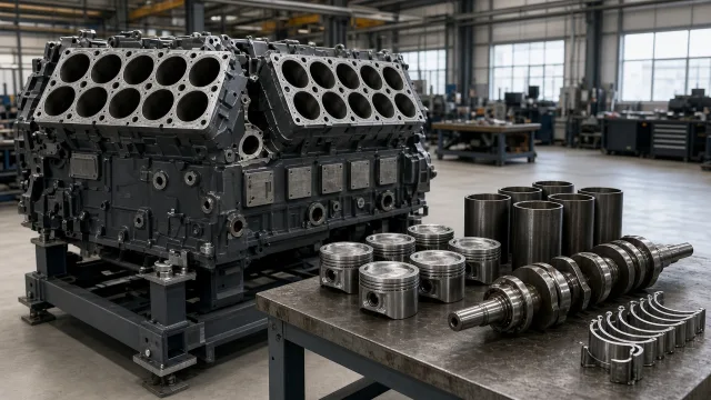 MTU 20V 8000 M81R marine engine parts — overhaul & major parts guide