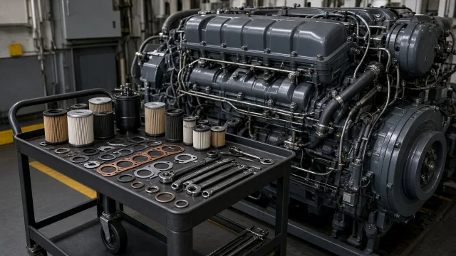 MTU 8V 4000 M53 marine engine parts — maintenance & spare parts guide