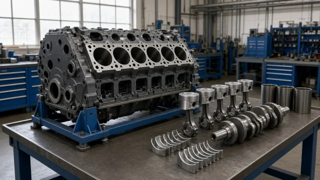 MTU 8V 4000 M53 marine engine parts — overhaul & major parts guide